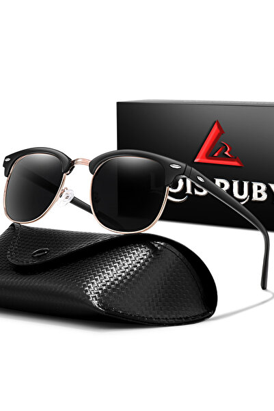 Choice AW1 Case Luxury Sunglasses Metal Half Frame Women Men Design round Fam...