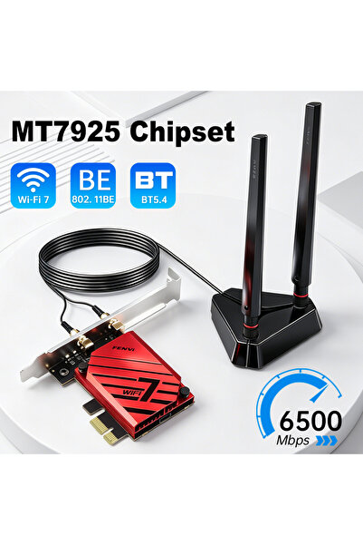 Choice محول واي فاي BE6500 بتقنية WiFi 7 وMT7925 وBT5.4، بطاقة شبكة لاسلكية 8...