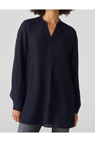 Evendi Oversized Blouse, Navy Blue