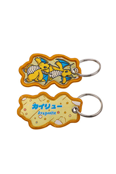 Choice3 Bandai 2 Cute Duck Embroidered Keychains Key Fobs Dragon Key Tags Car...