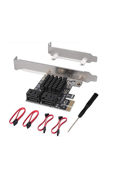 Choice بطاقة توسعة PCIE إلى SATA3.0 كما في الصورة، 4 منافذ SATA 3.0 إلى محول ...
