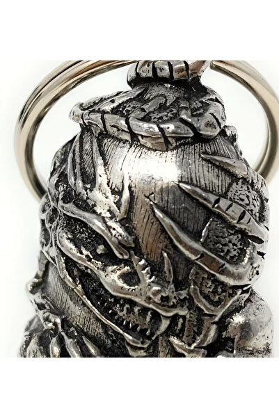 Choice Silvery Dragon motorcycle bell keychain, motorcycle bell, riding acces...