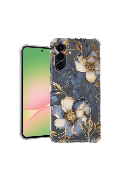 bestcase ¬Æ Husa Anti Shock Compatibila cu Samsung Galaxy A37 5G, Floral - Ma...