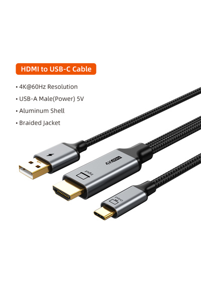 Choice 1m HDMI to USB C Cable CABLETIME 4K60Hz HDMI to USB C Cable Stable Sig...
