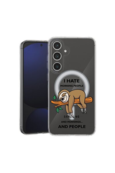 bestcase Husă pentru Samsung Galaxy A56 cu design „I Hate Morning”, Mag Anti ...