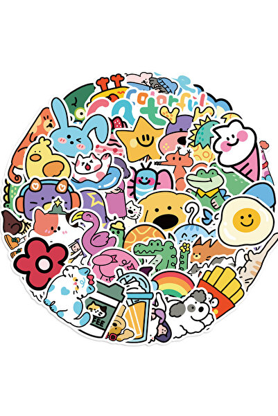Choice 50PCS Cartoon Hand Drawn Children Planet Graffiti Stickers for Bicycle...