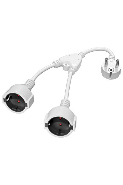 Choice 250V EU FH-02 EU Power Extension Cord,Extension Line,1 to 2/3 Electric...