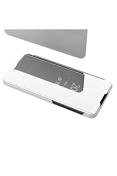 OEM Clear View Cover Xiaomi Poco M3 Ασημί