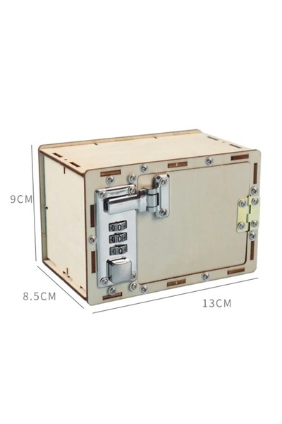 Choice Wooden DIY Wooden Password Box for Kids Assembling Code Box Science Sc...