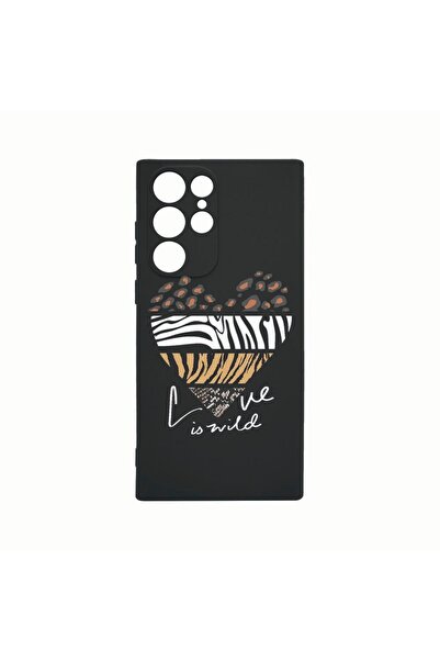 bestcase Θήκη Σιλικόνης, Συμβατή με Samsung Galaxy S22 Ultra, Love Is Wild, Α...