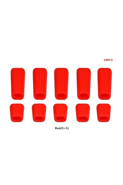 Choice1 10Pcs Red LDARC Silicone Switch Covers 10PCS Anti Slip Protective Cap...