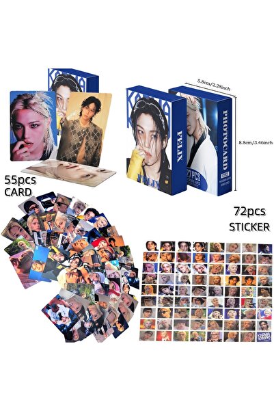 Choice بطاقات ألبوم فيليكس الرابعة من فرقة KPOP ستراي كيدز، 55 بطاقة صور و72 ...