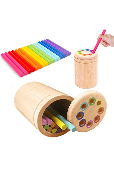 Choice Matching toys Montessori Toys for Toddlers, Wooden Learning Color Sort...