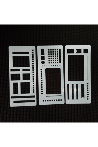 Choice3 3Pcs set A 3/9 Pack Handmade Flexible Record Template – Multifunction...