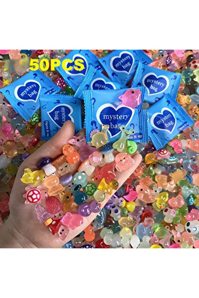 Choice1 50 قطعة من أكياس المفاجآت العشوائية اللطيفة على شكل حيوانات صغيرة - ه...