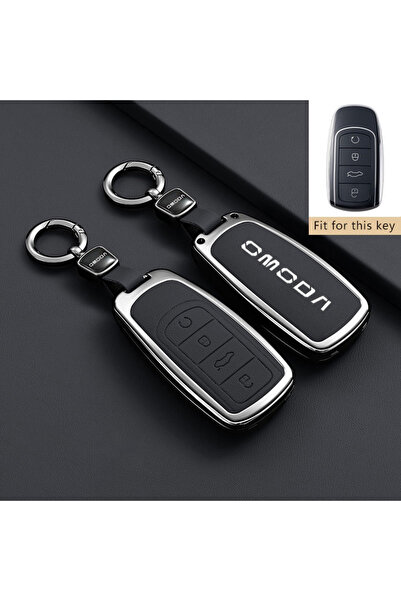 Choice Key Case for Omoda Style 8-Black-1PC Zinc Alloy Key Case Fob for Chery...