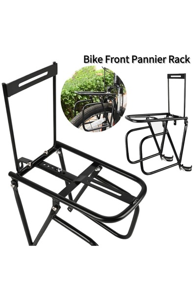 Choice black MTB Road Cycling Bike Front Rack Carrier Pannier Bag Luggage She...