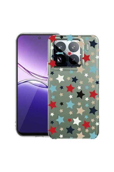 bestcase ¬Æ Husa Clear Slim Silicon Compatibila cu Xiaomi 15 Pro, Stars, 2099...