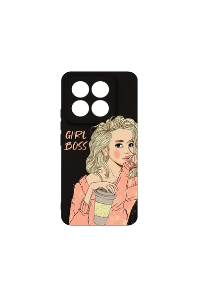 bestcase Husa BestCase¬Æ Premium Silicon, Compatibila Cu Xiaomi 14 Pro, Girl ...