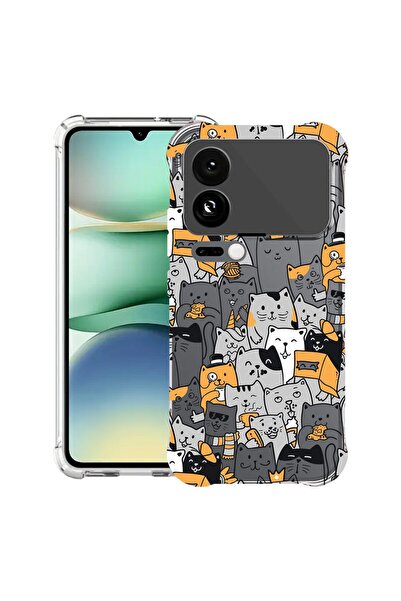 bestcase Husă Antișoc Compatibilă cu Xiaomi 17 Pro, cu Design cu Model de Pis...