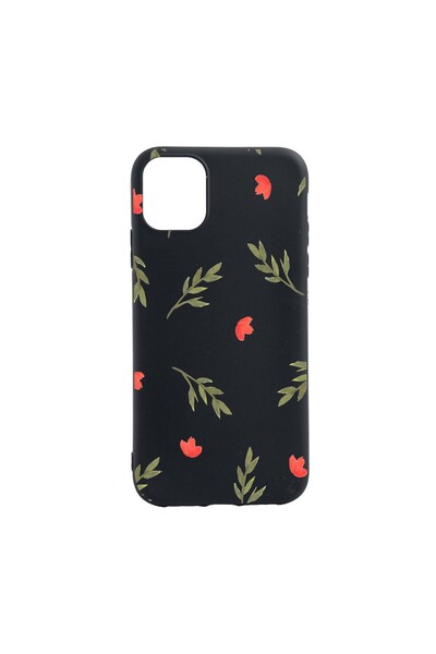 bestcase Husa Silicon Flowers, compatibila cu Xiaomi Mi 11 Lite 5G / 4G, rezi...