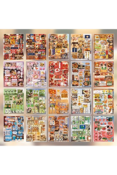 Choice3 S24725-1 Mr. Paper 20 قطعة/كيس كتاب ملصقات من الفيلم المقطوع، دفتر مو...