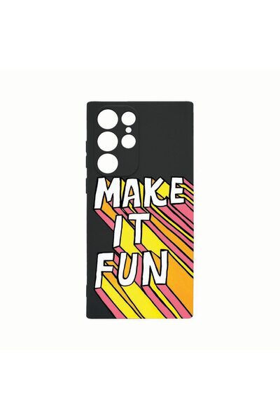 bestcase Θήκη Σιλικόνης, Συμβατή με Samsung Galaxy S22 Ultra, Make It Fun, Αν...