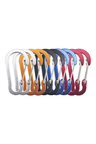 Choice1 10 pcs color mixing Outdoor Carabiner Clip Set Aluminium Alloy Touris...