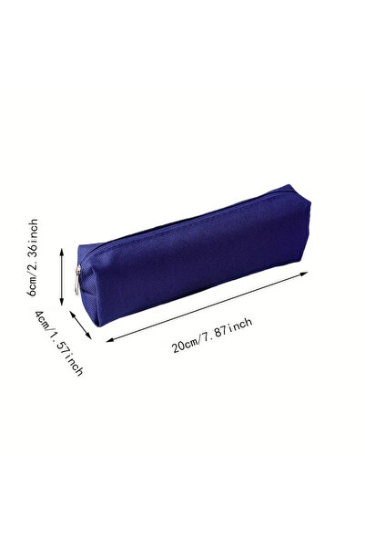 Choice3 blue 1pc simple pencil case, portable pencil case - suitable for offi...