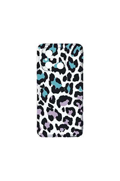 bestcase Прозрачен силиконов калъф 2ММ, съвместим с Xiaomi Redmi 12C, с леопа...