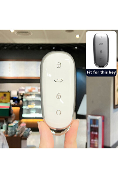 Choice5 keyfob for Omoda C7 Style 6-White TPU Car Key Case for Chery Omoda C7...