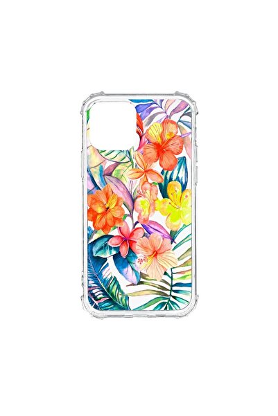 bestcase Husă Antișoc din Silicon Compatibilă cu Xiaomi Mi 11 Lite 5G, Flori ...