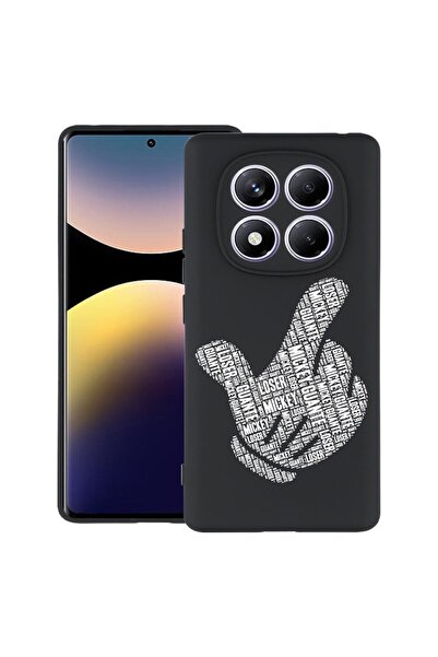 bestcase ¬Æ Husa pentru Xiaomi Redmi Note 14 Pro 4G, Calligraphy Guante Micke...