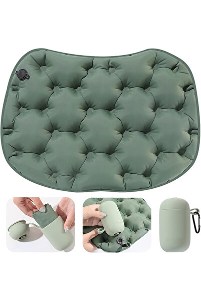 Choice Green Inflatable Seat Cushion With Pump Pressure Relief Air Pad For Ai...