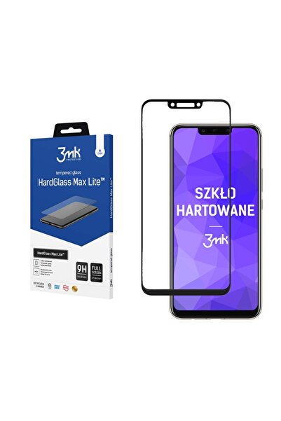 3MK HardGlass Max Lite Full Screen Huawei Mate 20 Lite Μαύρο