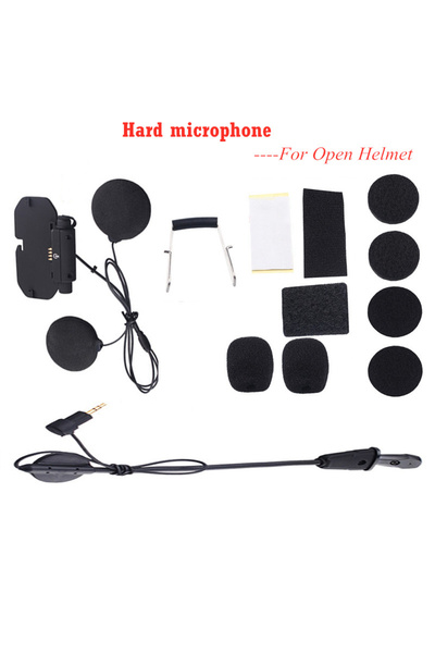 Choice1 For Open Helmet Vimoto V8 Helmets Bluetooth Headset Base Soft/Hard Mi...