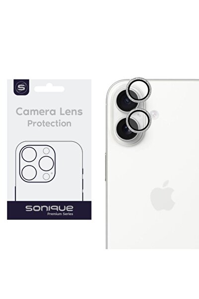 Sonique Προστασία Κάμερας Γκλίτερ Φακού Pro Apple iPhone 17 Ασημί