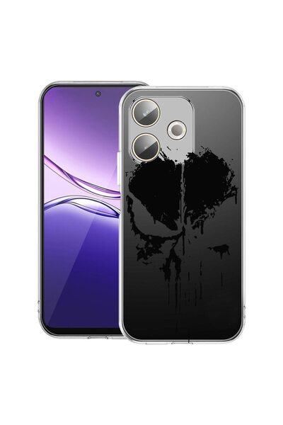 bestcase Θήκη για Xiaomi Redmi 13x / Poco M6 4G με σχέδιο Punisher, Διαφανής ...