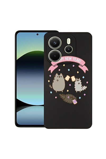 bestcase ¬Æ Husa pentru Xiaomi Redmi Note 14, Happy New Year, Slim Silicon 0....