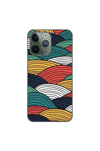 OEM Husa compatibila cu Apple iPhone 11 Pro Silicon Gel Tpu Model Abstract St...