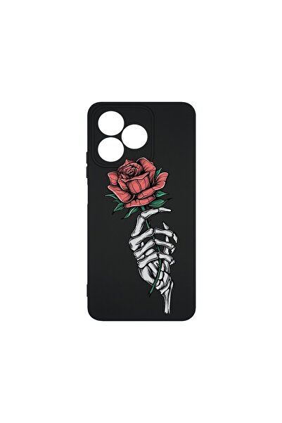 bestcase ¬Æ Husa Premium Silicon, Compatibila Cu Xiaomi Redmi 13, Rose In Ske...