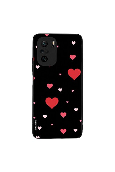 Sonique Θήκη Heart Series για Xiaomi Poco F3 / Mi 11i Μαύρο