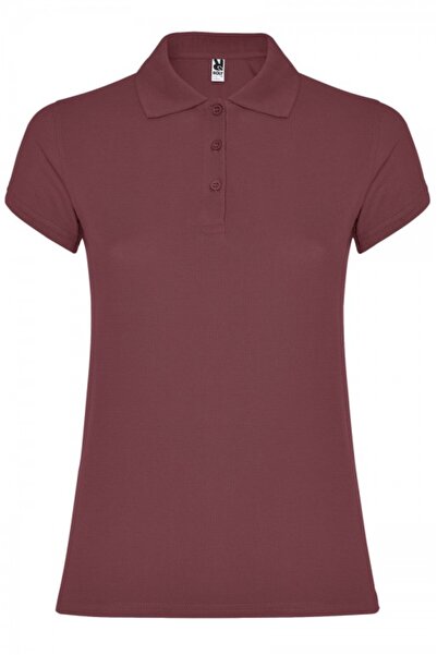 ROLY Women's polo shirt, 100% cotton, Star, berry red