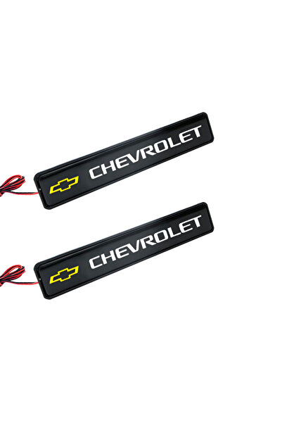 Choice1 2pcs LED Front Hood Grille Emblem Badge Decorative Car Light For Chev...