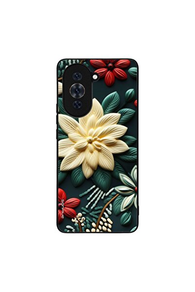 Sonique Θήκη 3D Flower Series για Huawei Nova 10 Pro Πράσινο