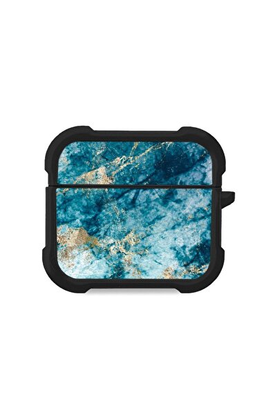 Sonique Θήκη Σιλικόνης Marble Series για AirPods 3 Μπλε