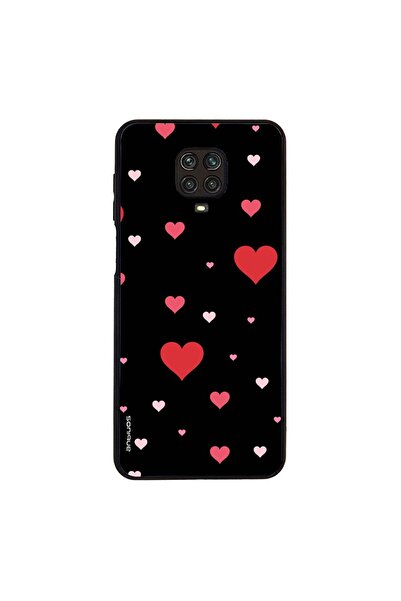 Sonique Θήκη Heart Series για Xiaomi Redmi Note 9S/9 Pro Μαύρο