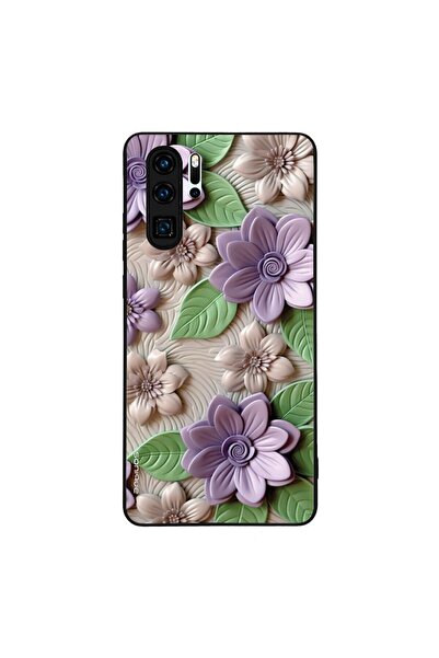 Sonique Θήκη 3D Flower Series για Huawei P30 Pro Βιολετί