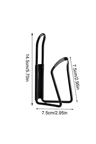 choice2 Black Aluminum Alloy Bicycle Bottle Holder Cycling Bicycle Drink Wate...