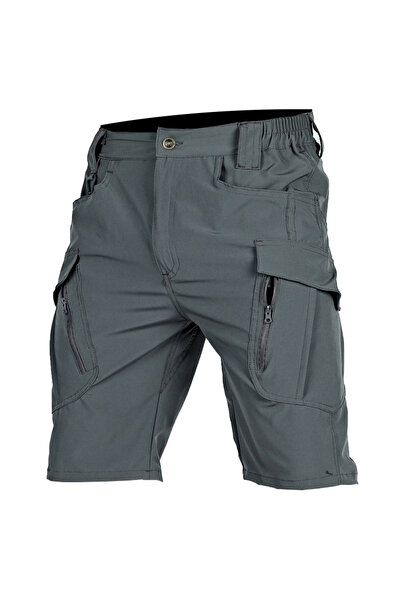 choice2 L GRAY Summer Men Cargo Shorts Quick Dry Lightweight Tactical Short P...